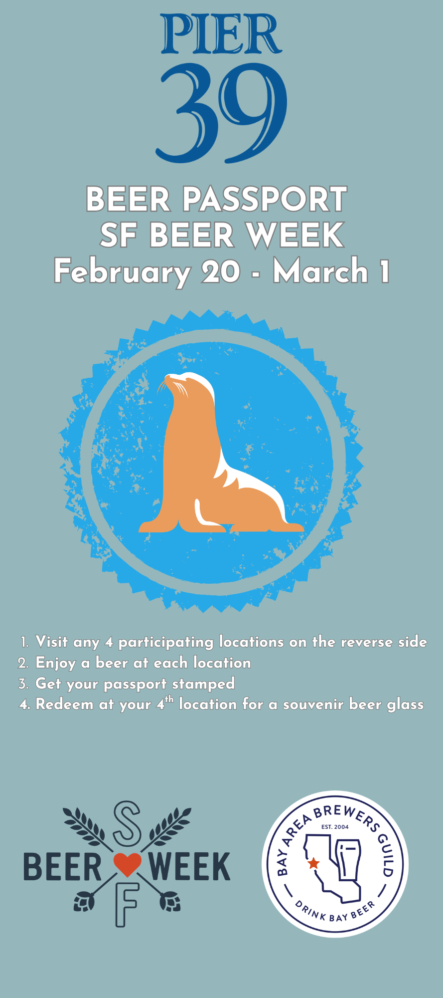 PIER 39 Beer Passport – SF Beer Week, February 20 – March 1